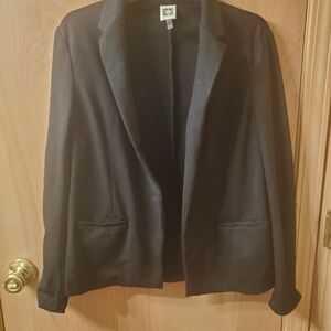 Anne Klein black blazer, size M